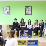 Elèves de Dobrinja pendant la visite à l&rsquo;Institut