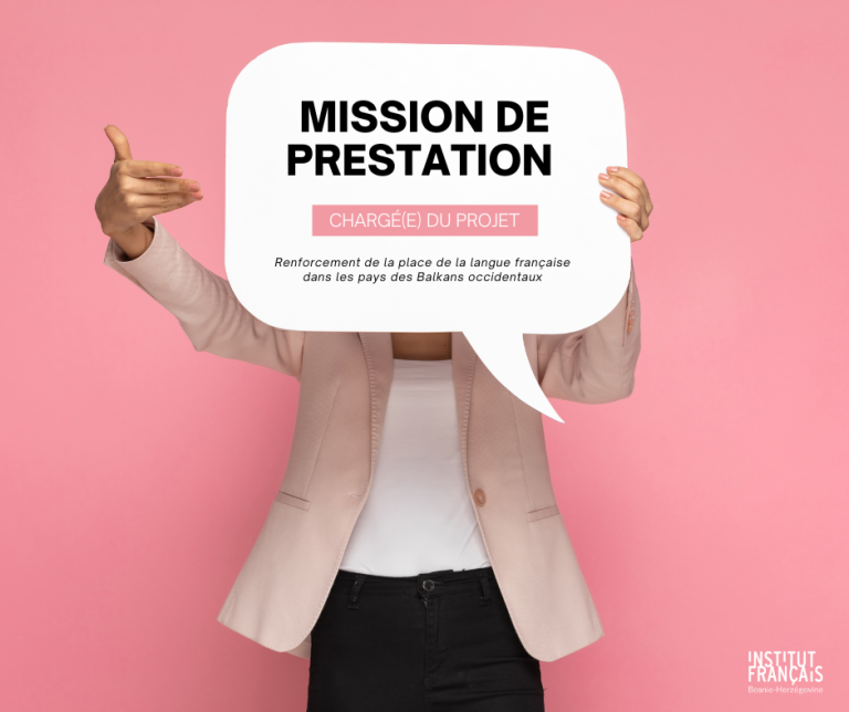 COOPERATION POUR LE FRANÇAIS | MISSION DE PRESTATION | SARAJEVO